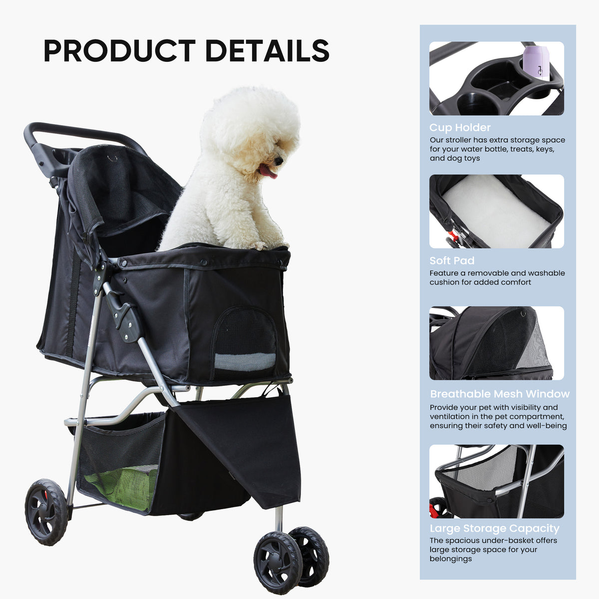 Cat And Dog Pet Cart — product image 4