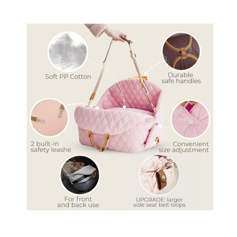 3-in-1 Cotton Multipurpose Pet Carrier & Car Seat. — product image 4