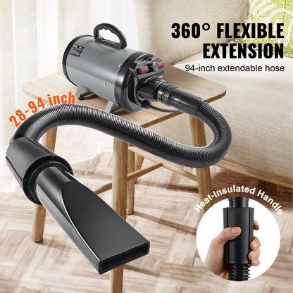 Dog Dryer, 2800W/4.3HP Dog Blow Dryer, Pet Grooming Dryer Wi — product image 2