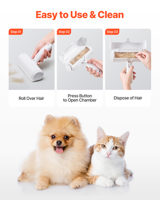 Eco-Friendly Pet Hair Roller