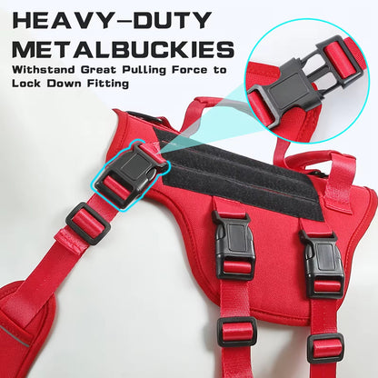 Heat-resistant Durable Nylon Tactical Service Dog Harness, A — product image 4