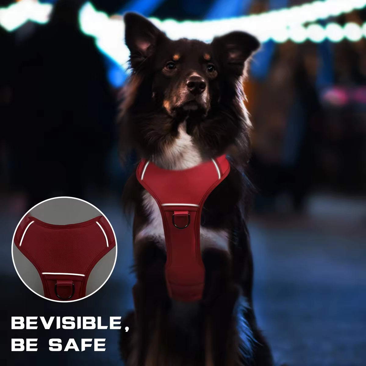 Heat-resistant Durable Nylon Tactical Service Dog Harness, A — product image 8