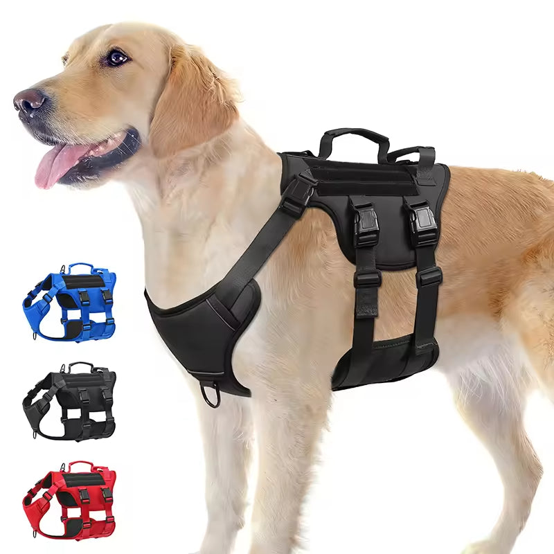 Heat-resistant Durable Nylon Tactical Service Dog Harness, A — product image 1