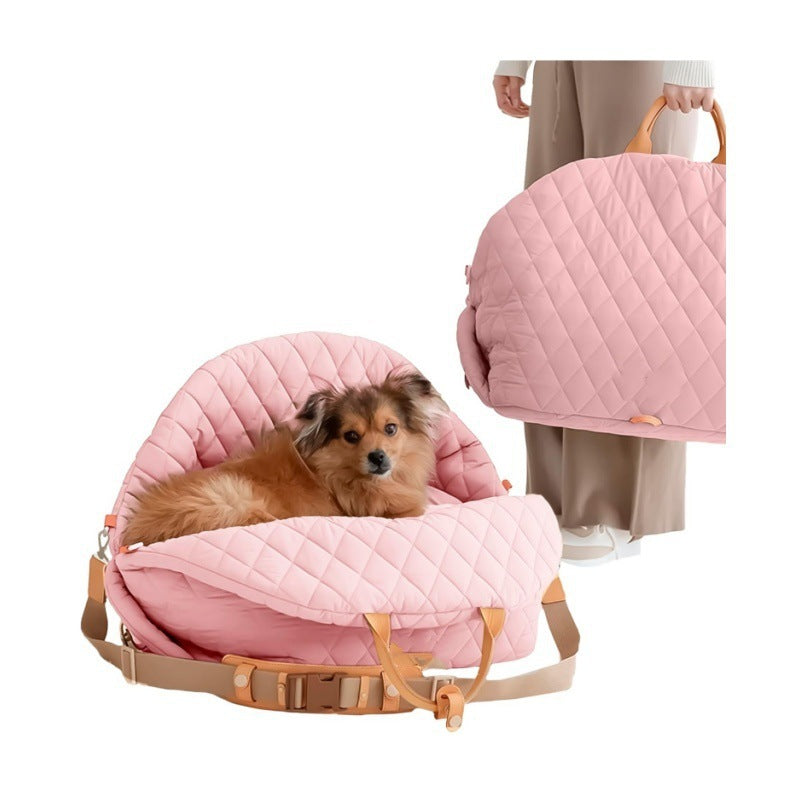 3-in-1 Cotton Multipurpose Pet Carrier & Car Seat. — product image 5