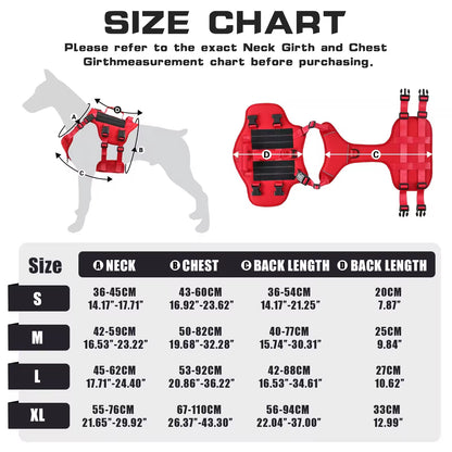 Heat-resistant Durable Nylon Tactical Service Dog Harness, A — product image 2