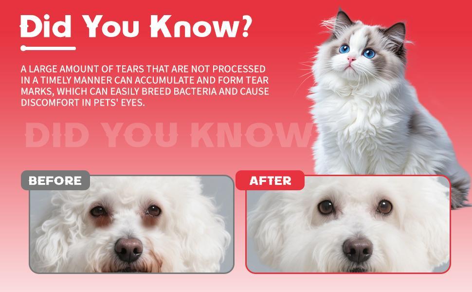 Pet Tear Stain Removal Powder - Natural And Gentle Formula, — product image 4